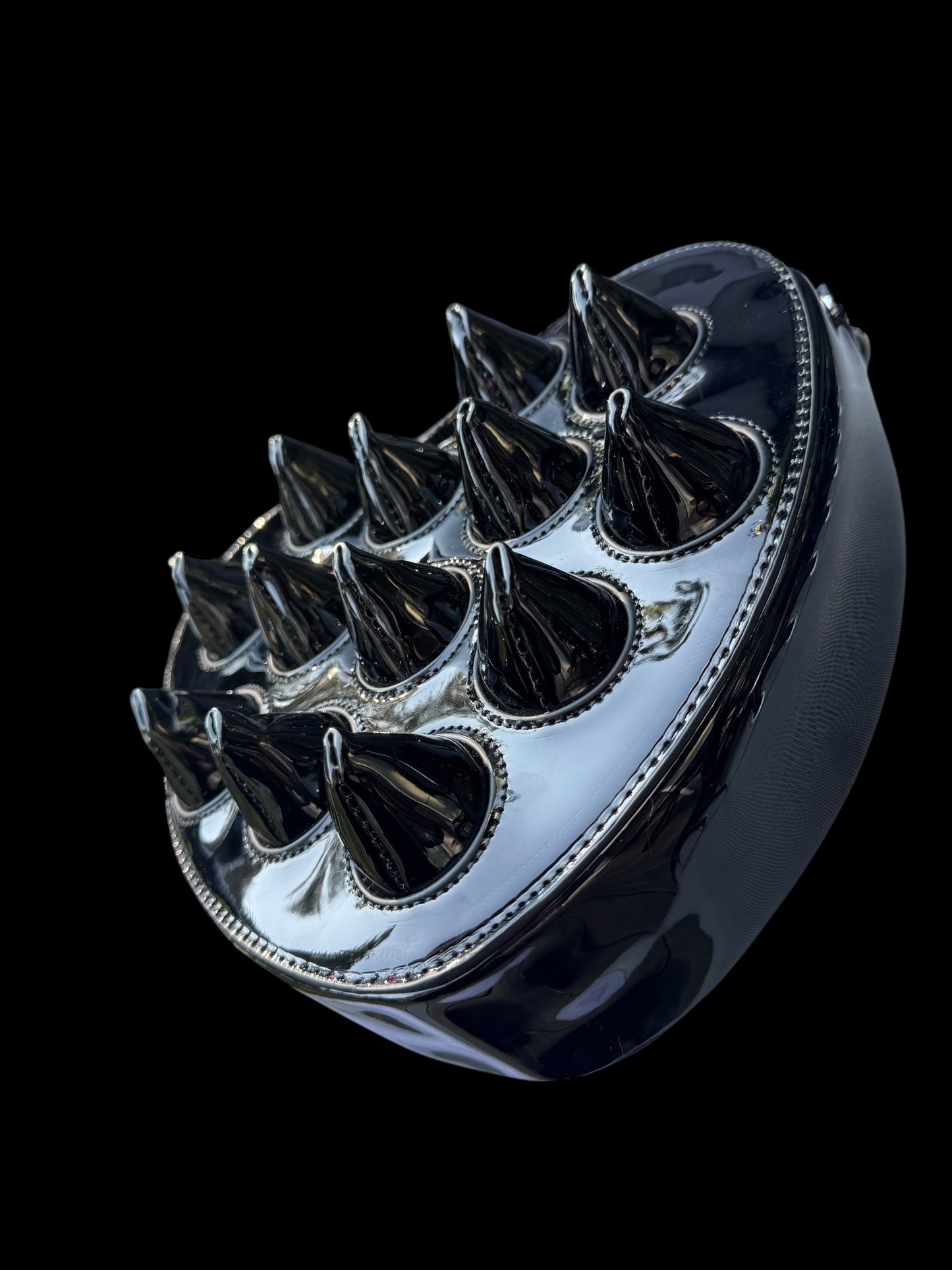 Spiked heart purse/ backpack