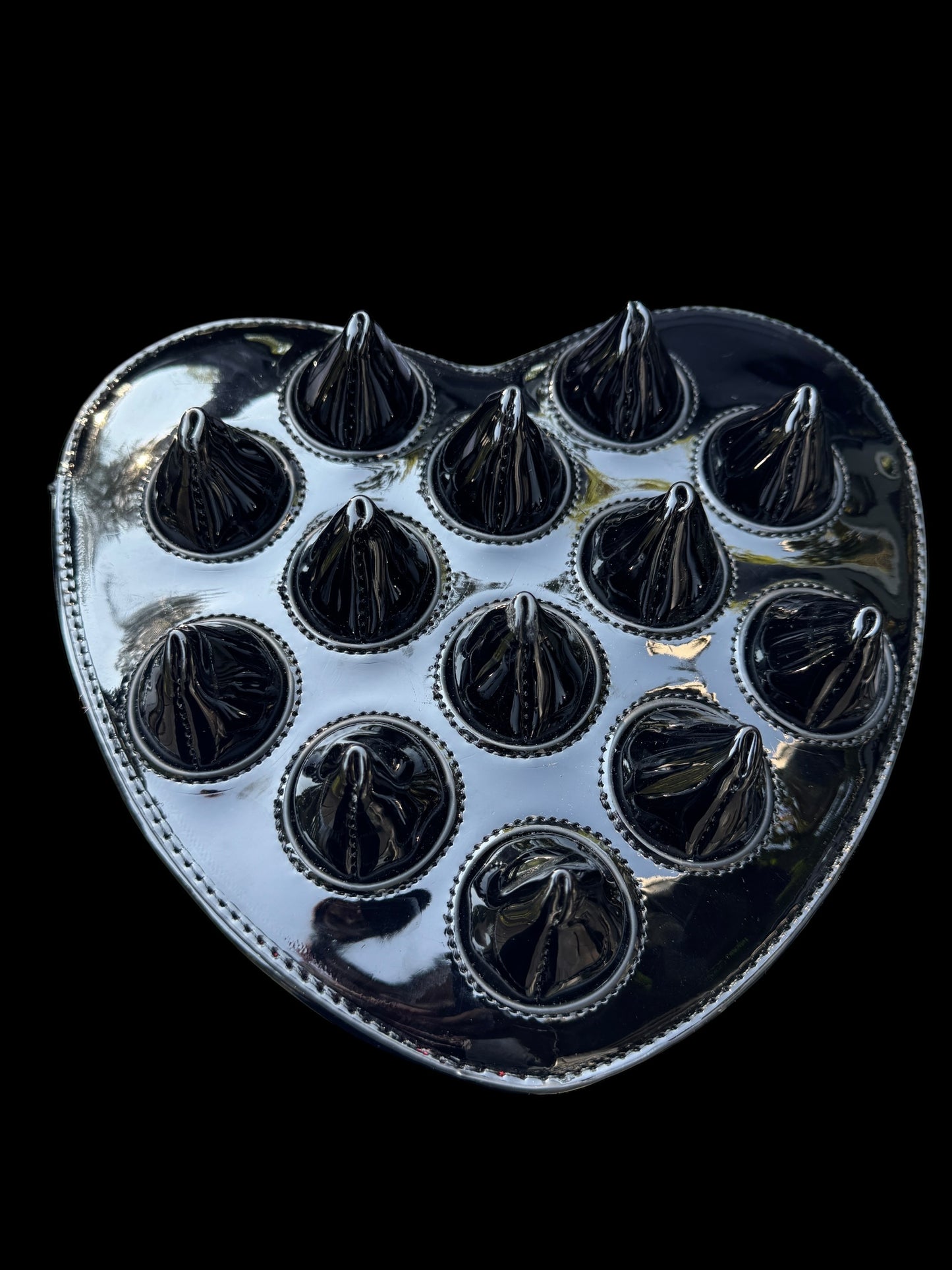 Spiked heart purse/ backpack