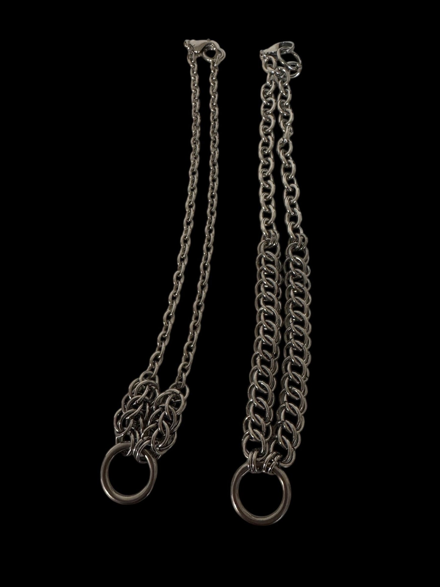 chainmaille necklace, everyday chain, half Persian