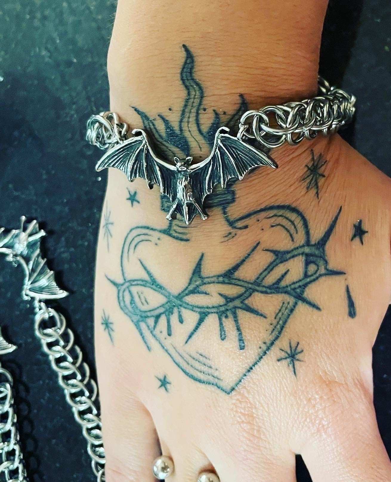 Chainmaille Bat bracelet