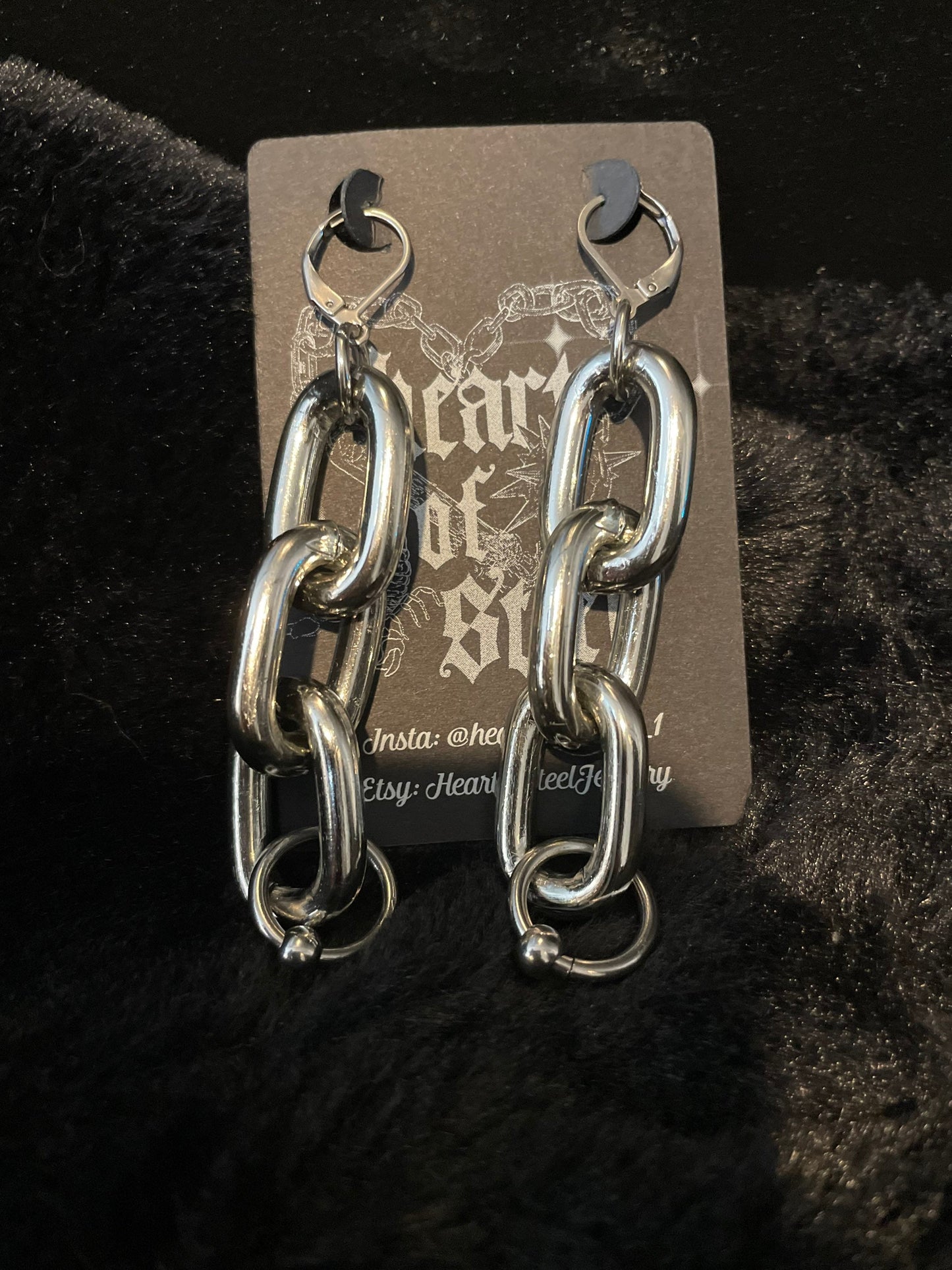 Lightweight Chunky chain earrings