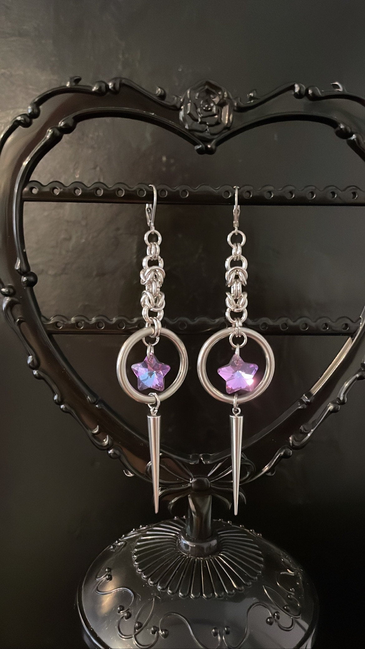 Chainmaille earrings