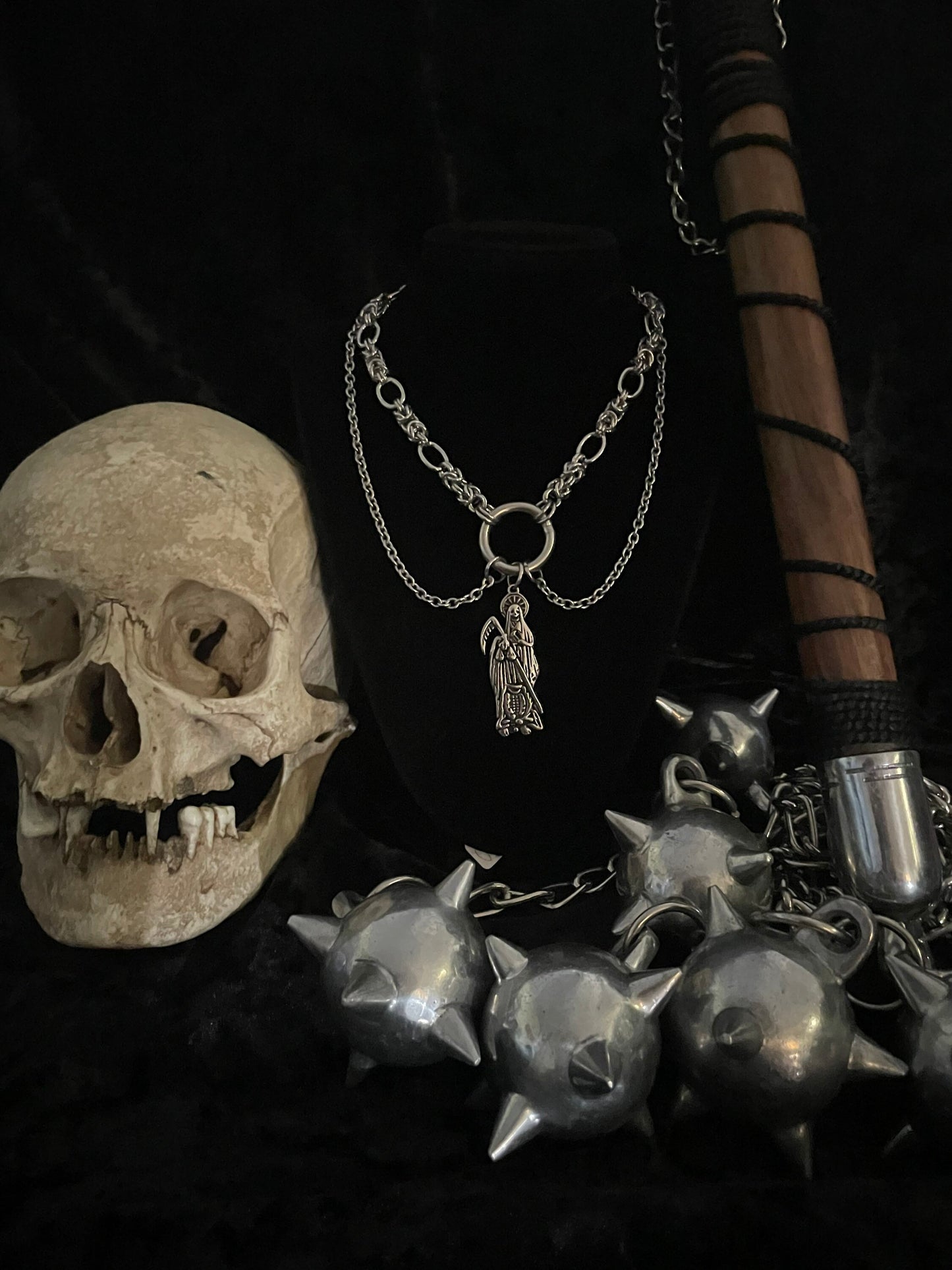 Santa muerte chainmail