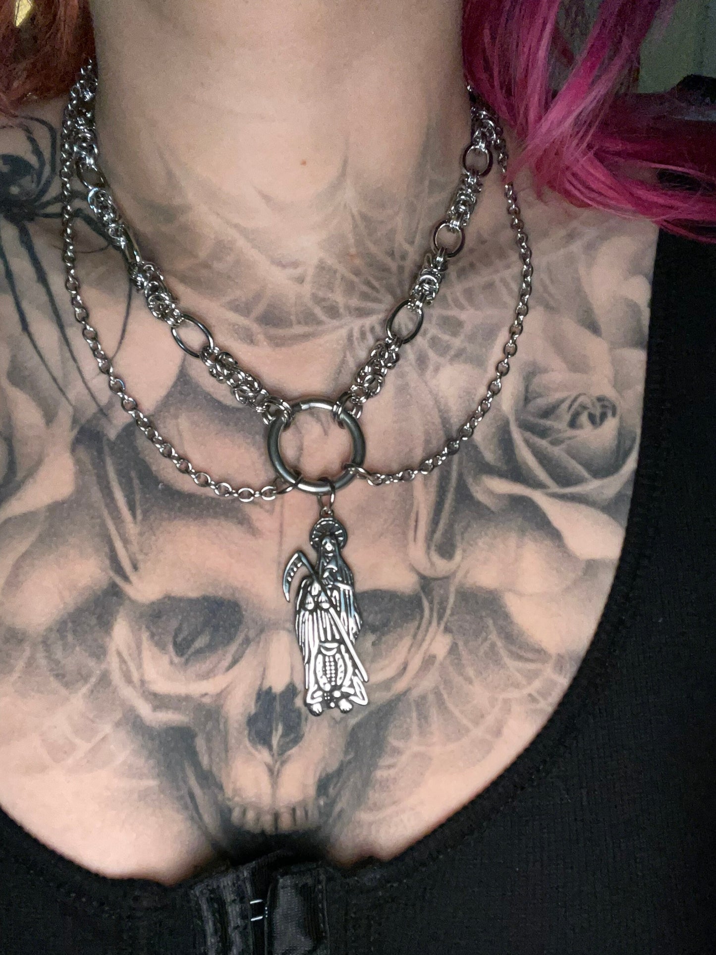 Santa muerte chainmail