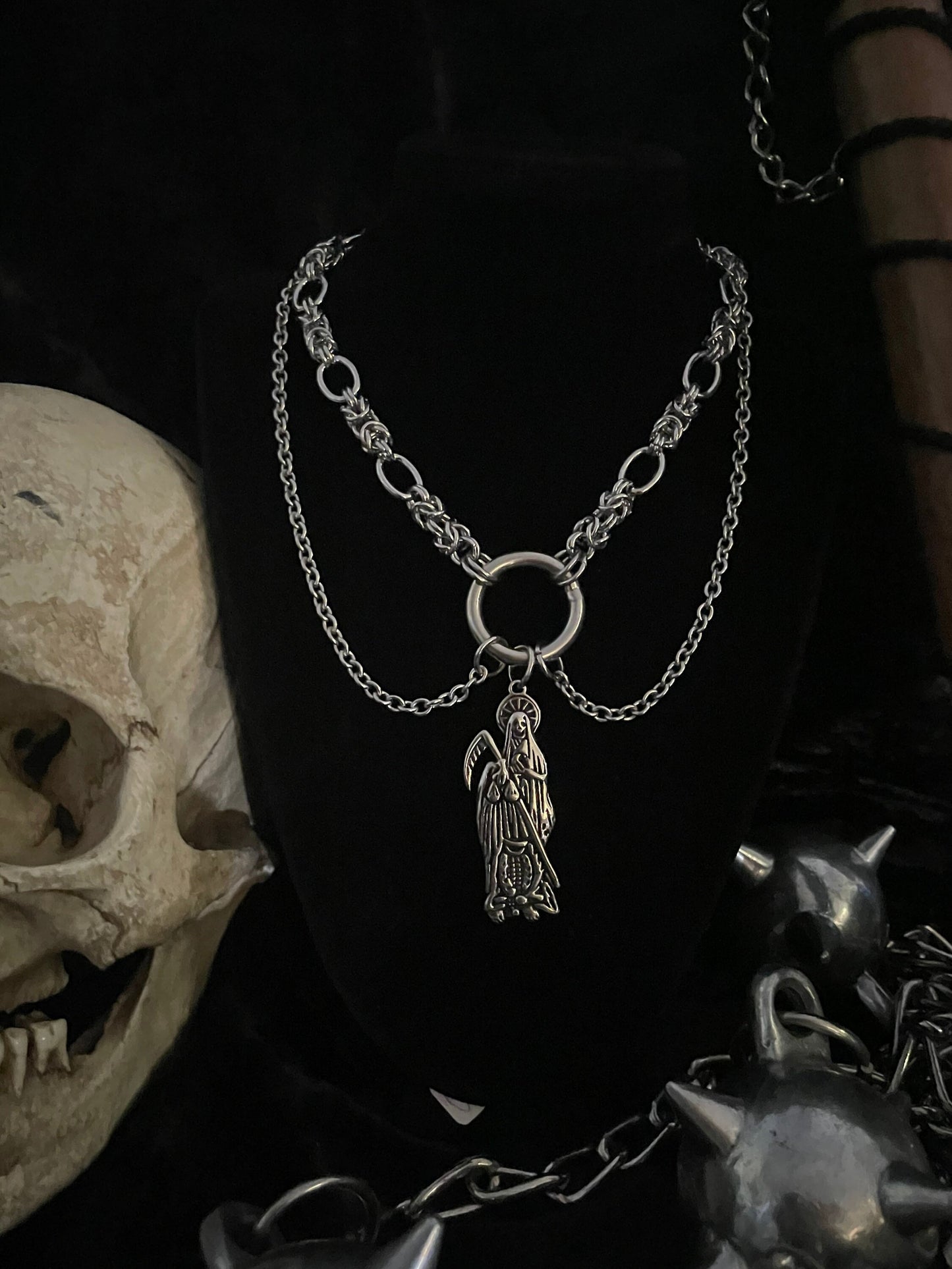 Santa muerte chainmail