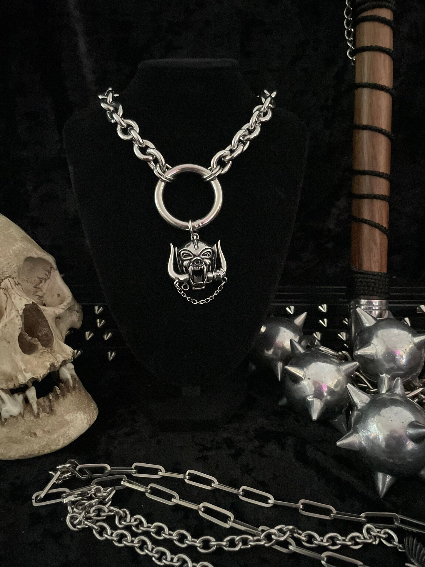 Stainless steel Motörhead chain