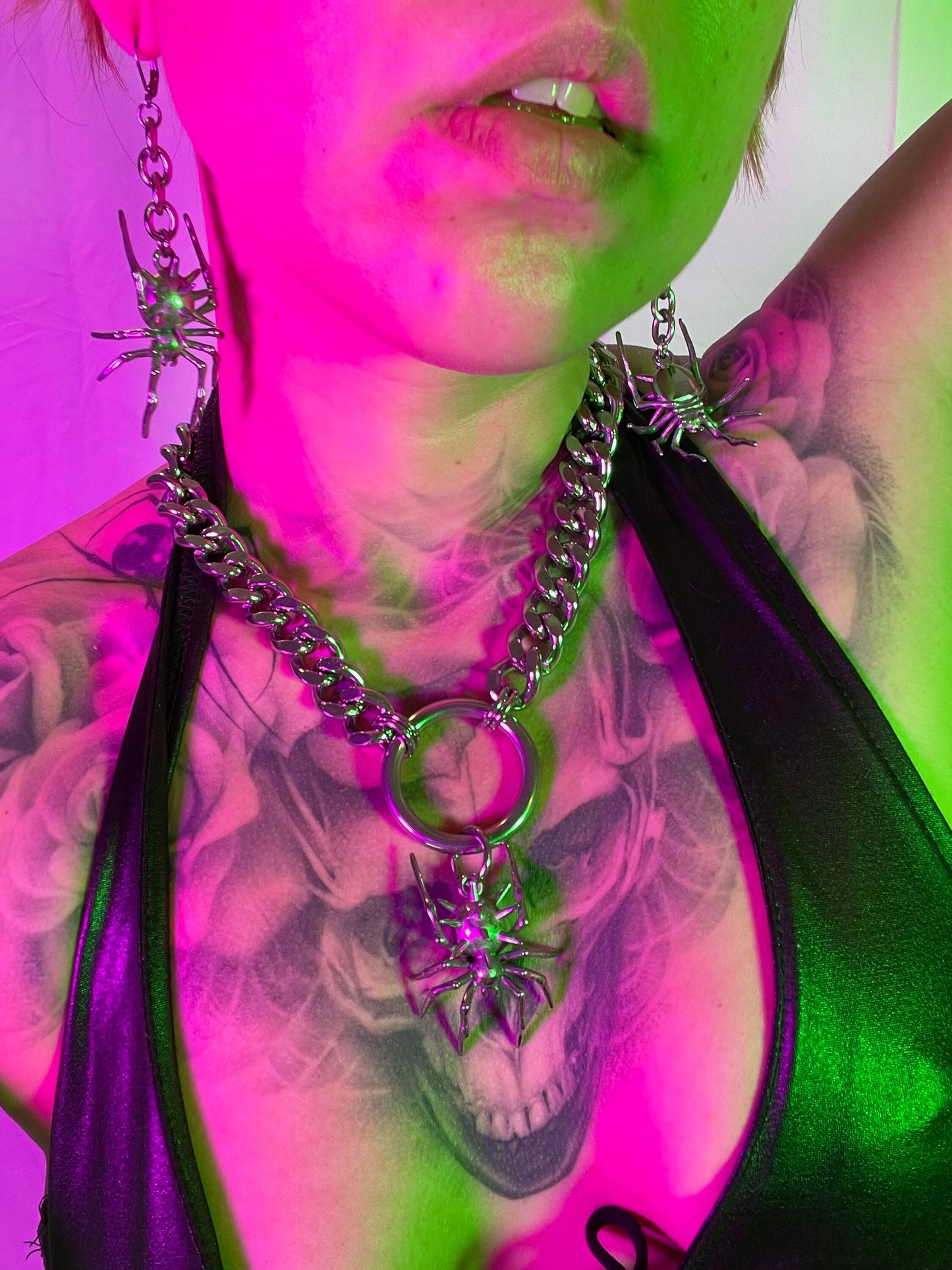 Cuban link spider chain