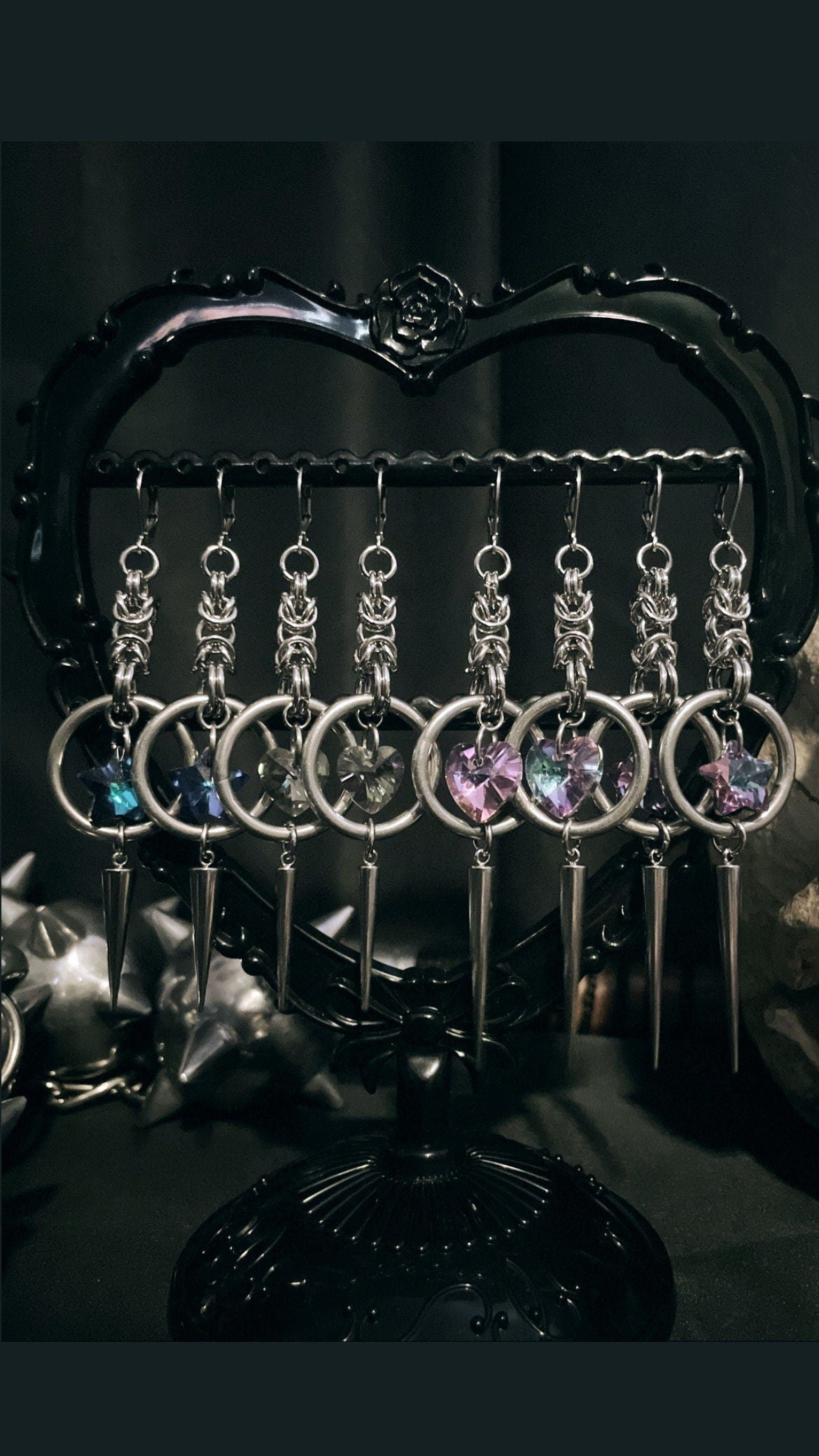 Chainmaille earrings