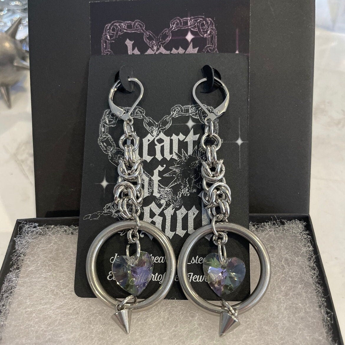 Chainmaille earrings