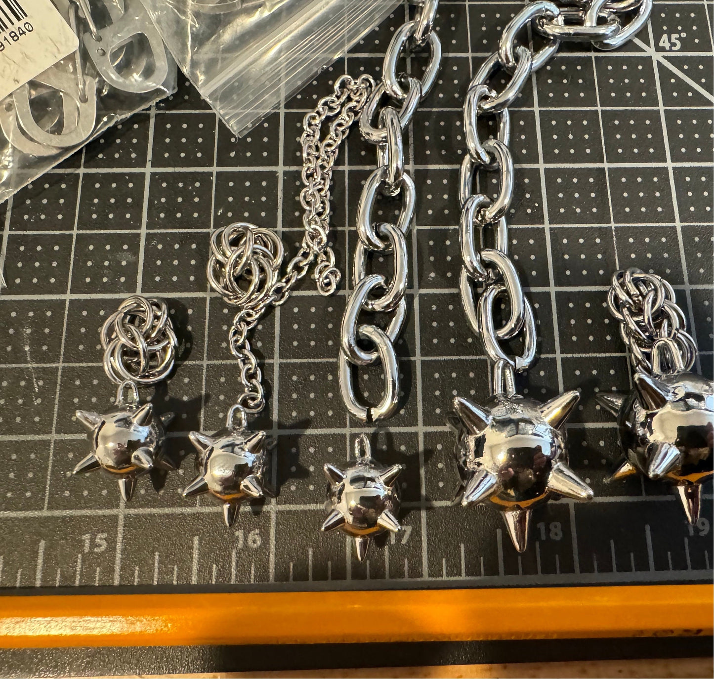 Flail earrings