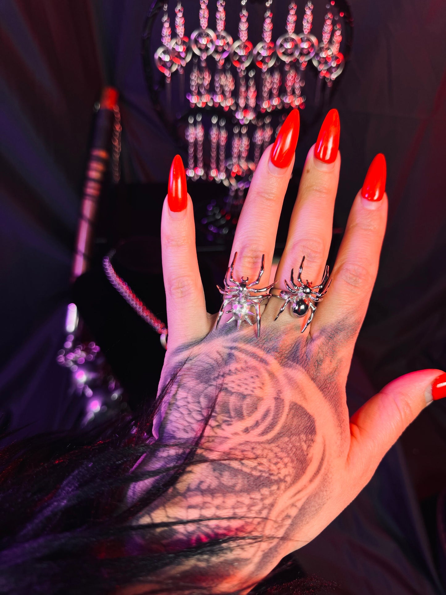 Black widow Spider ring