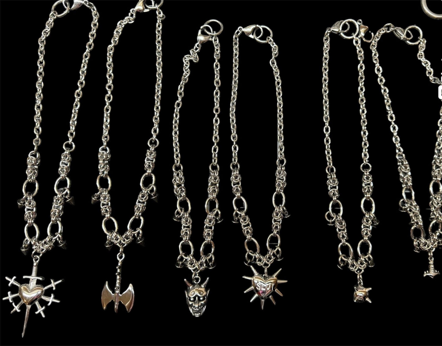 Medieval bizantine pendant chokers