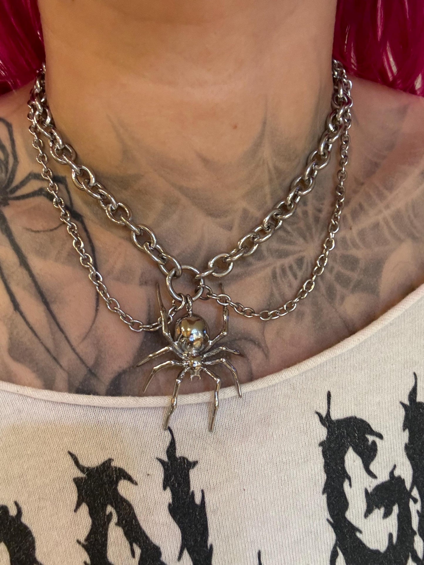 Spider drop chain