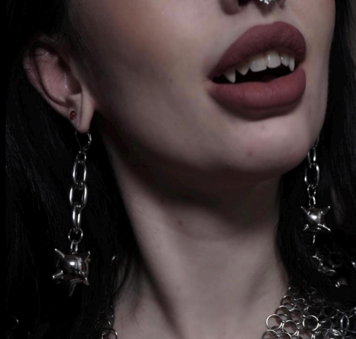 Flail earrings