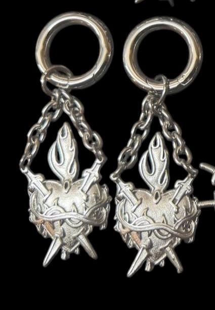 Heart ear weights
