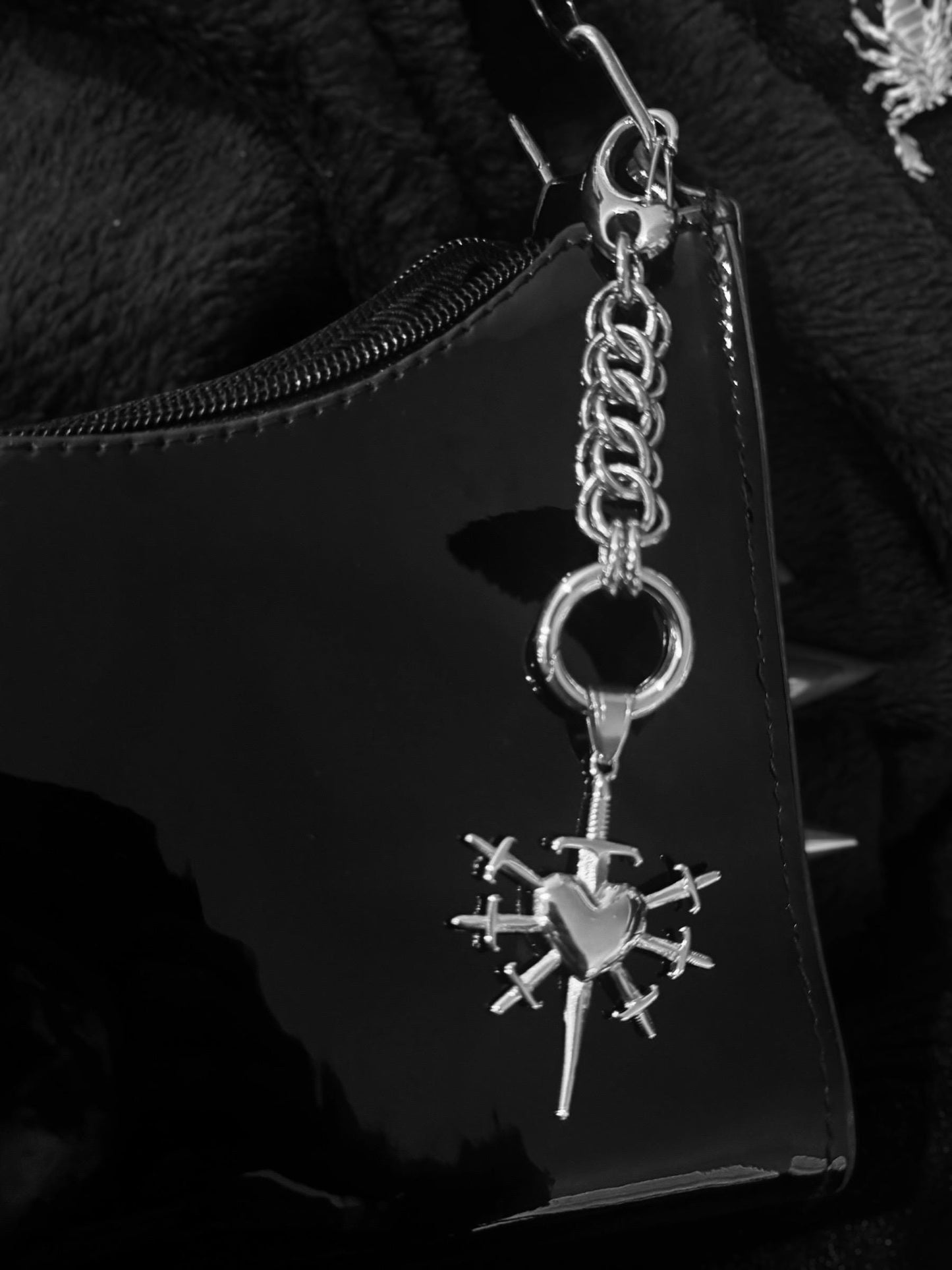 Large keychain, bag chain, chain accesory