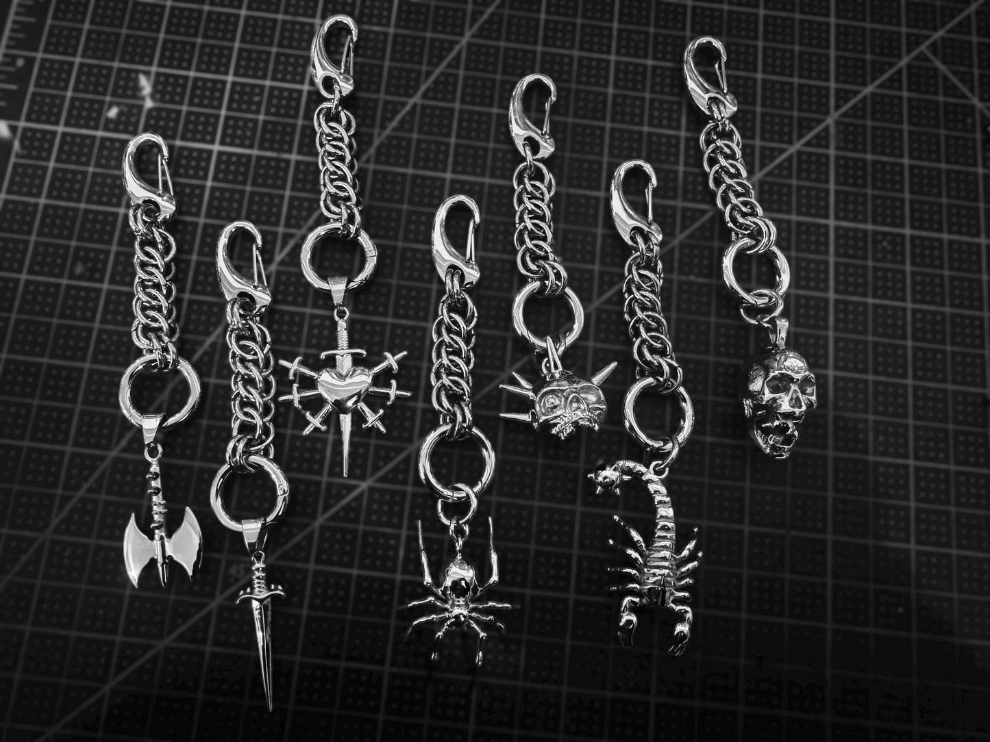 Large keychain, bag chain, chain accesory
