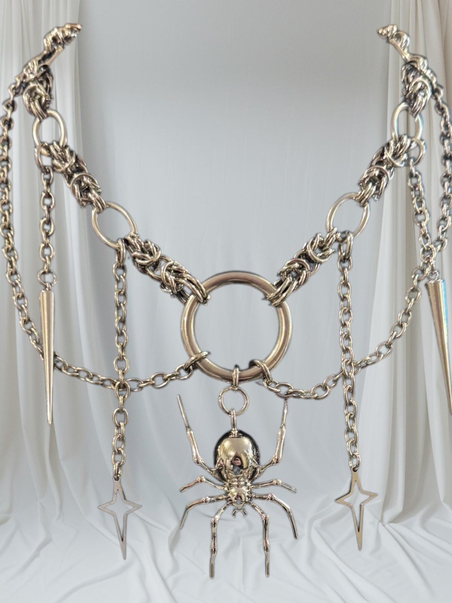 Spider Chainmaille necklace