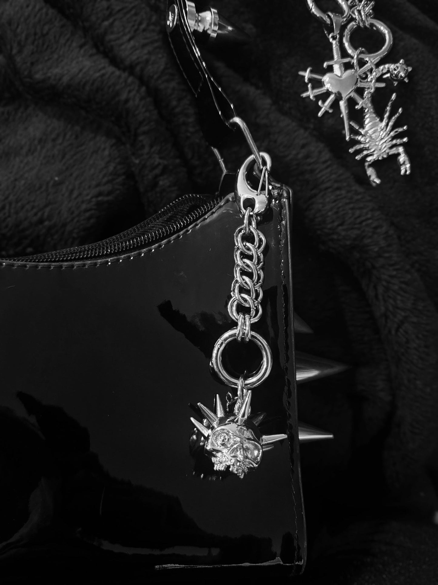 Large keychain, bag chain, chain accesory