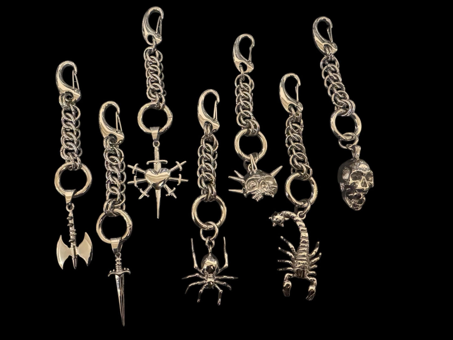 Large keychain, bag chain, chain accesory