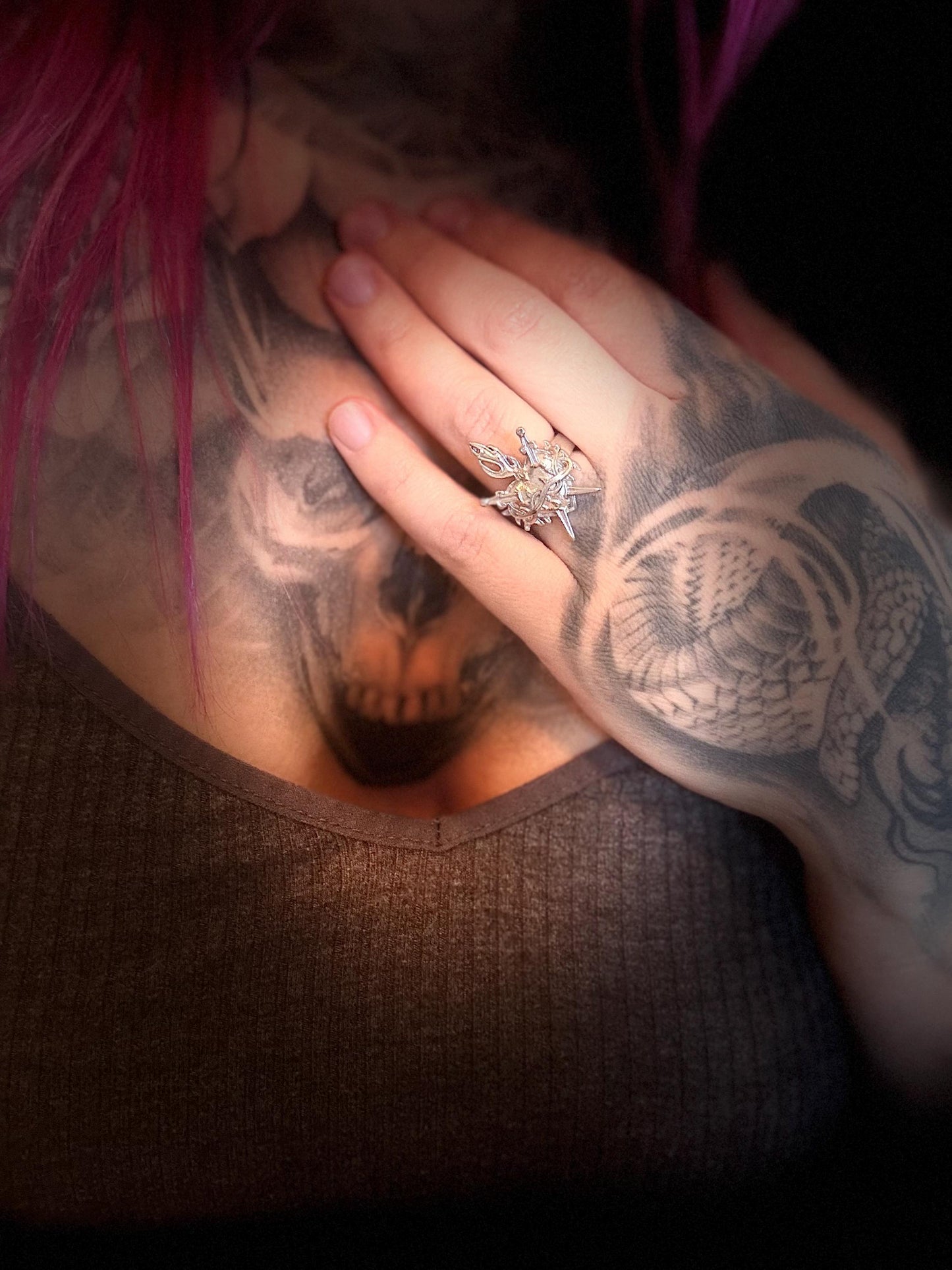 sacred heart ring