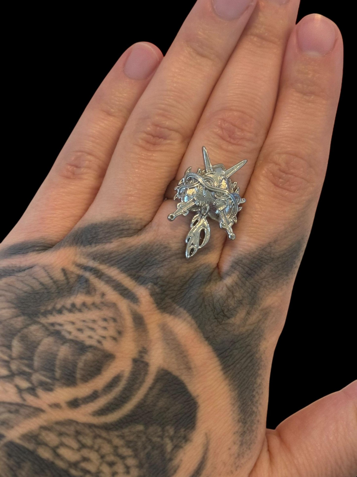 sacred heart ring