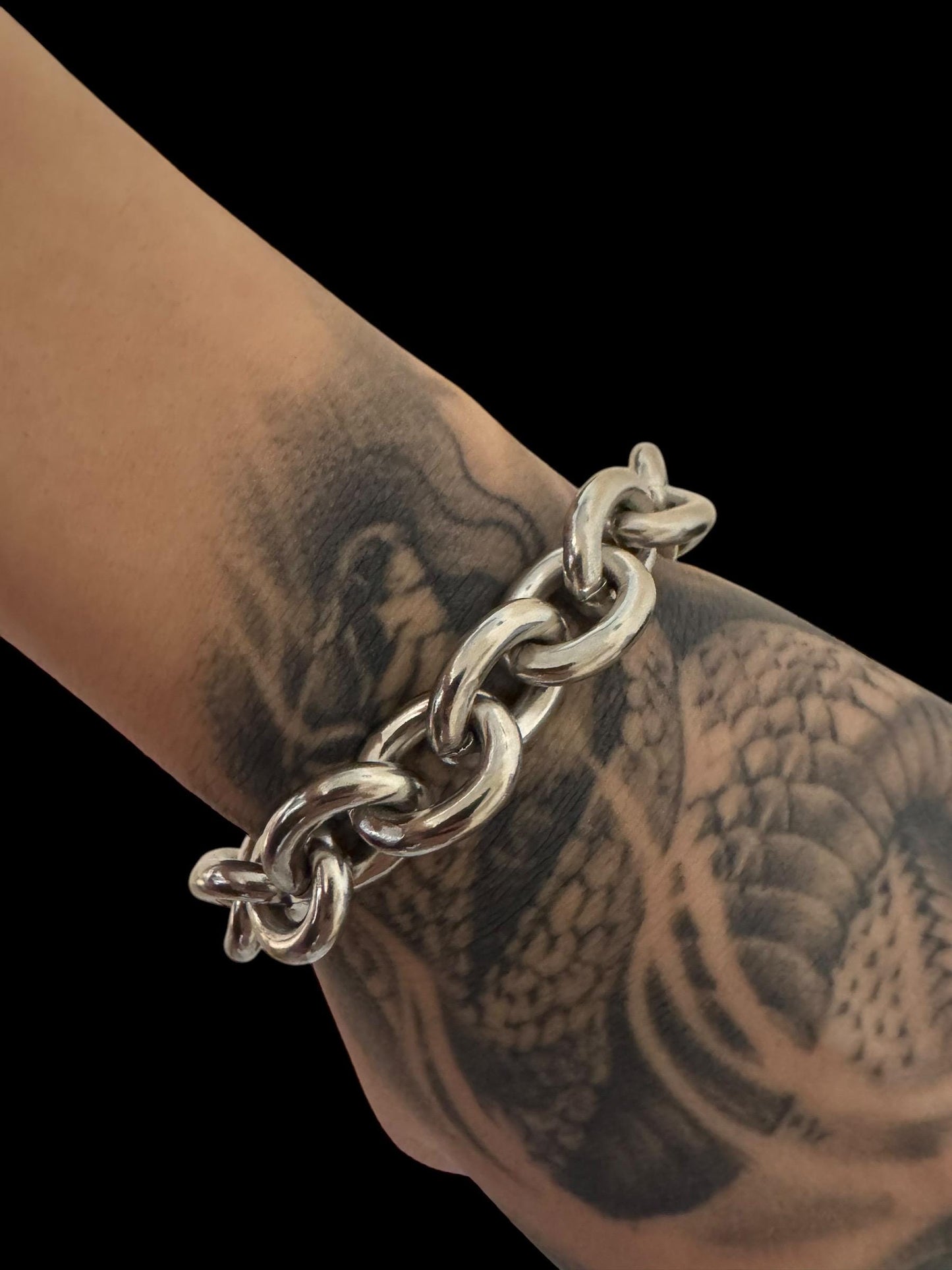 Chunky cable chain bracelet