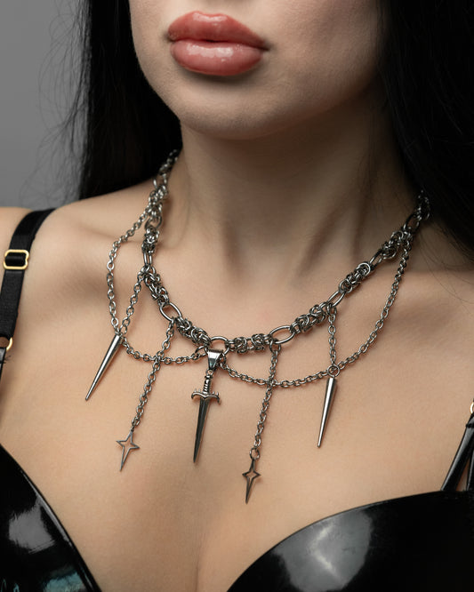Dagger twinkle chain (silver or gold)