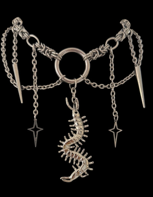 Centipede bizantine twinkle chain (silver or gold)