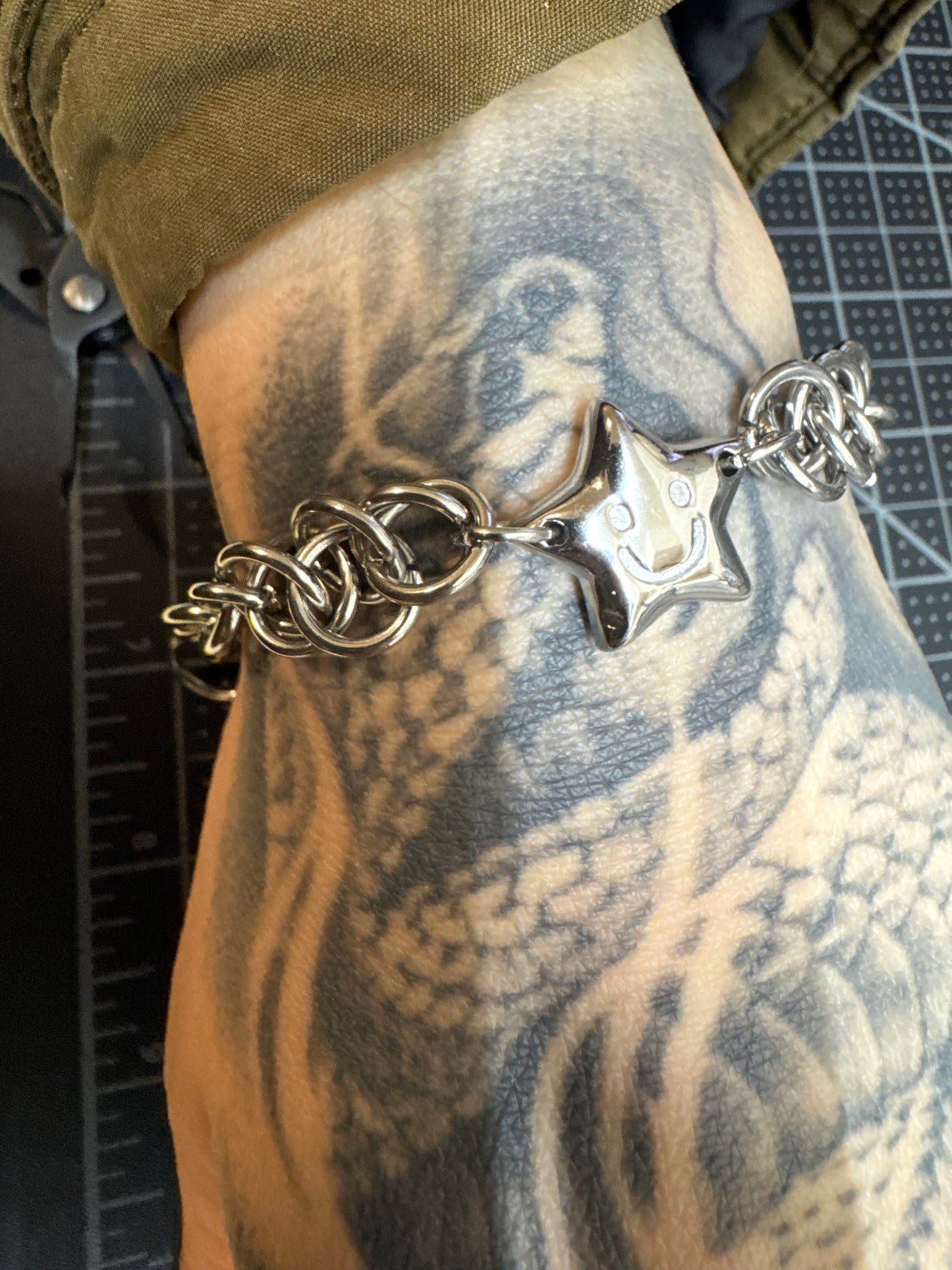 Star Pendant, Sad face/ happy face bracelet