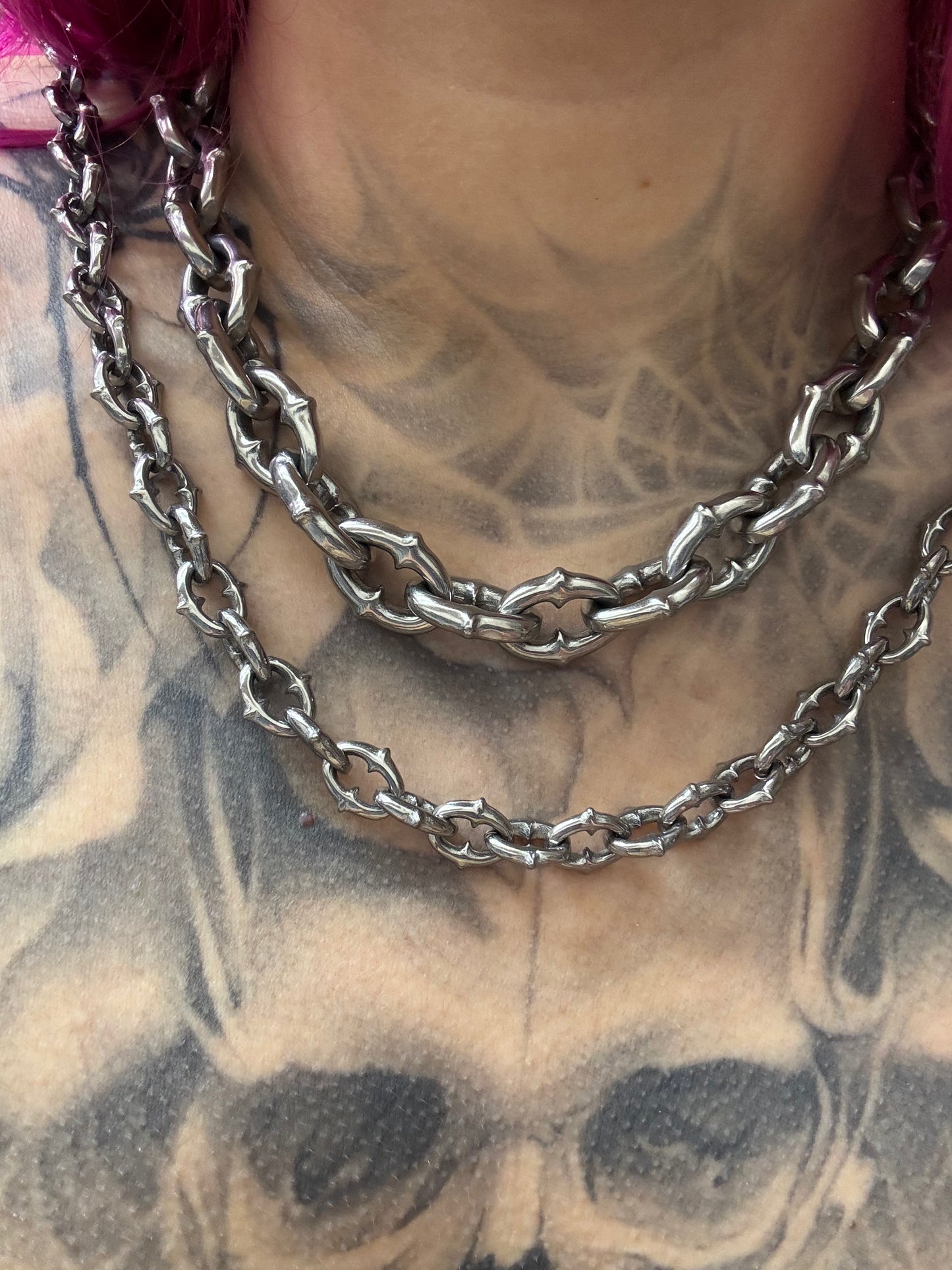 Larger Spike link chain