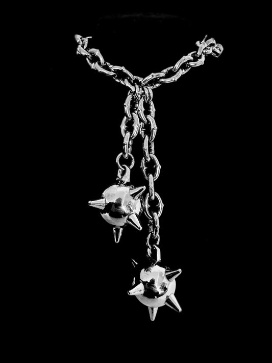 Spikey link chain w mace