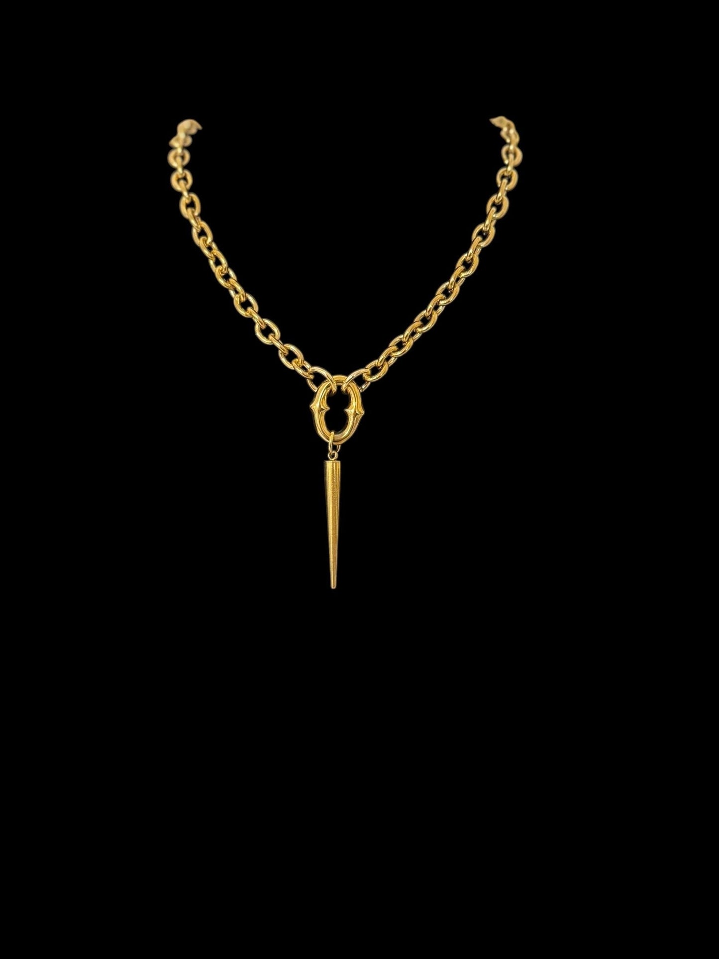 Spiked link chain