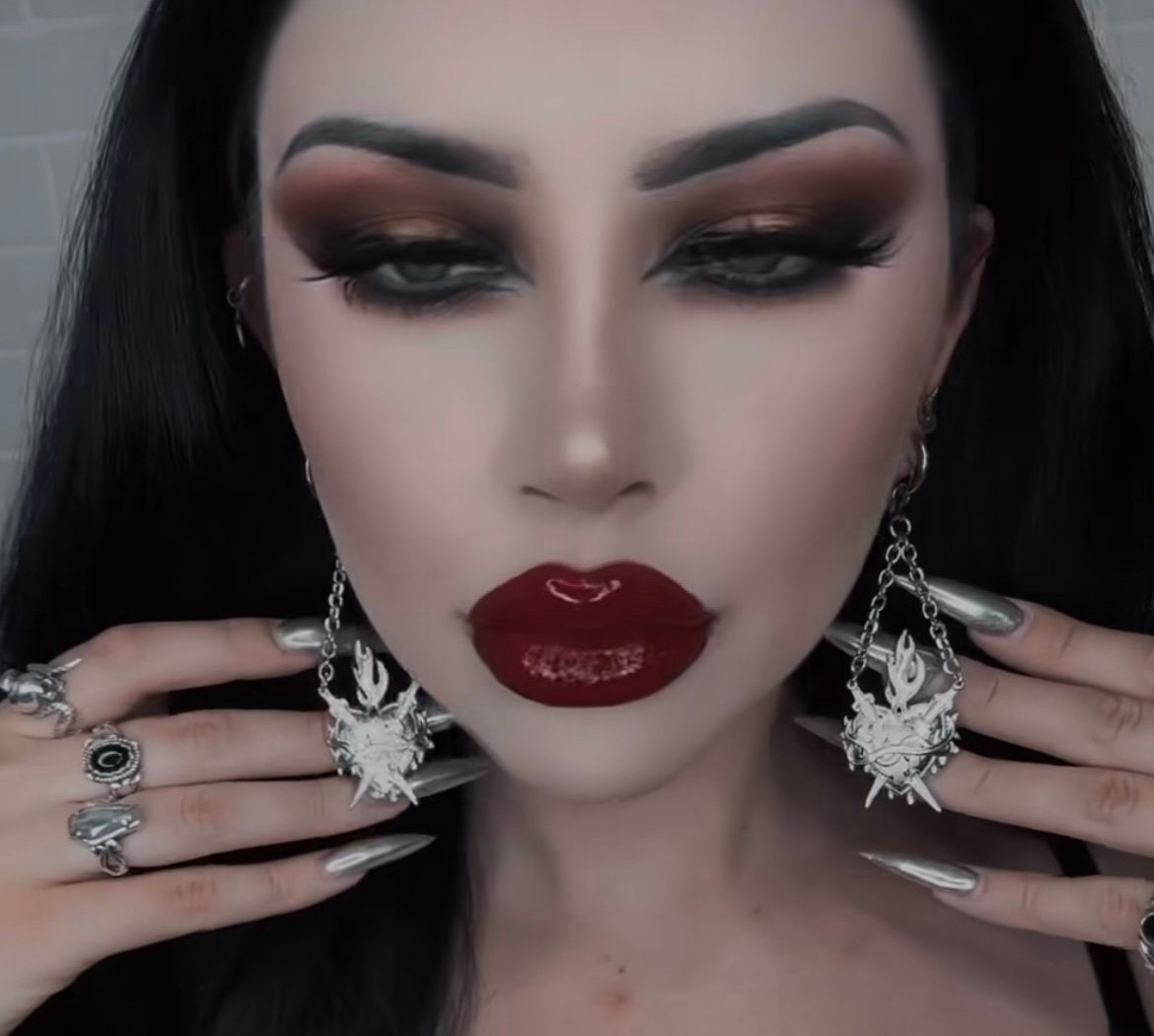 Sacred heart earrings