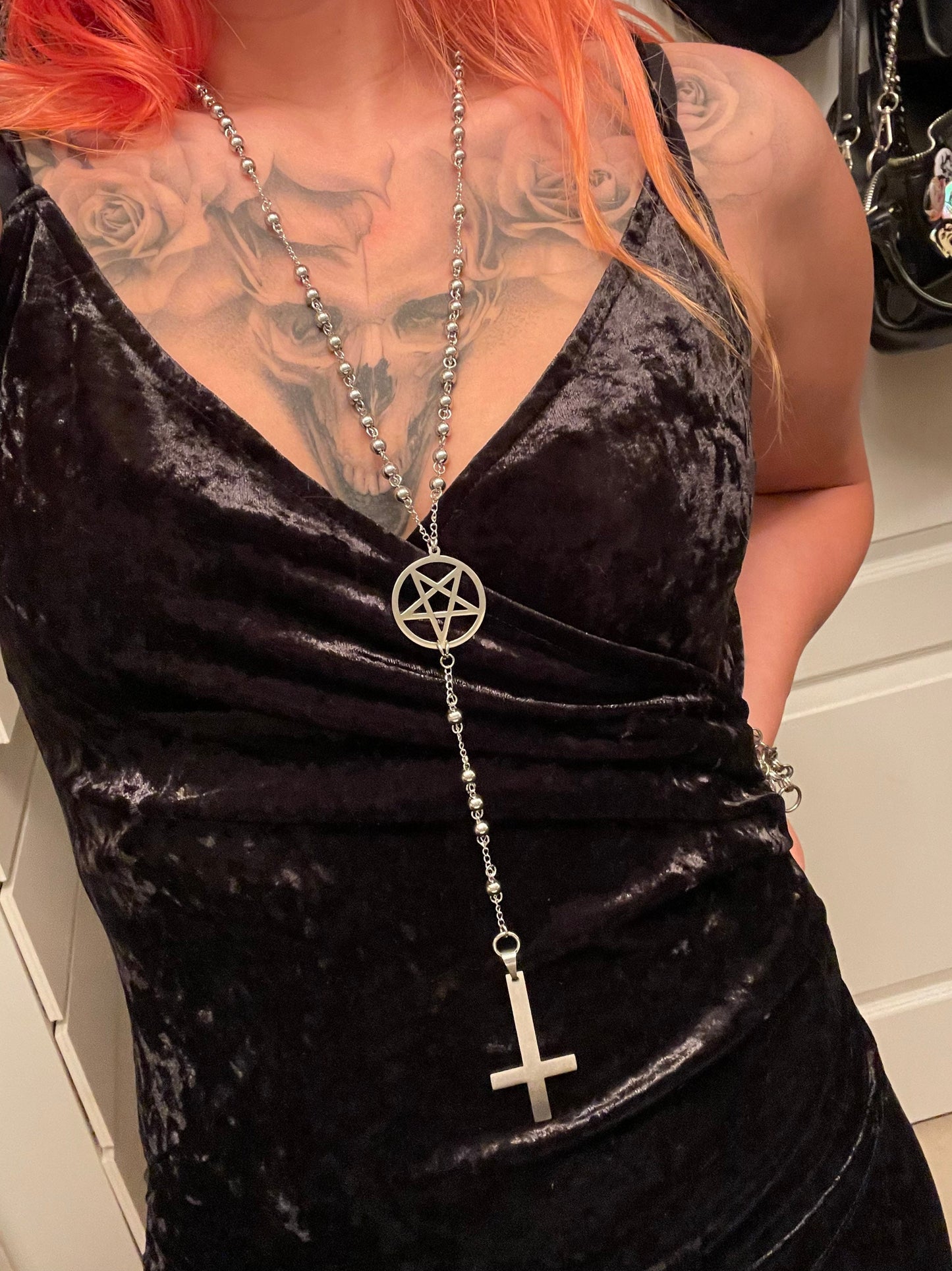 Inverted rosary