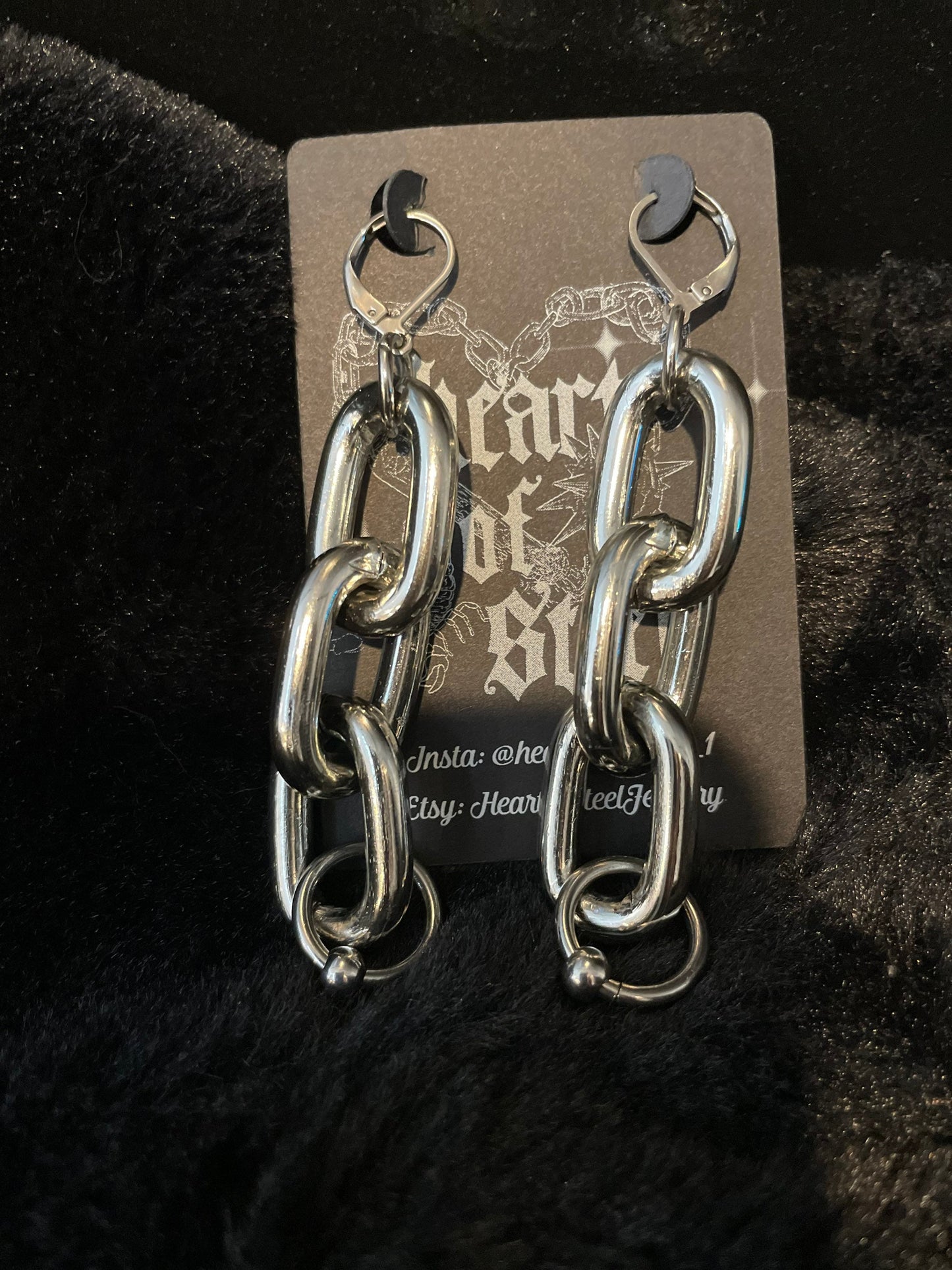 Lightweight Chunky chain earrings