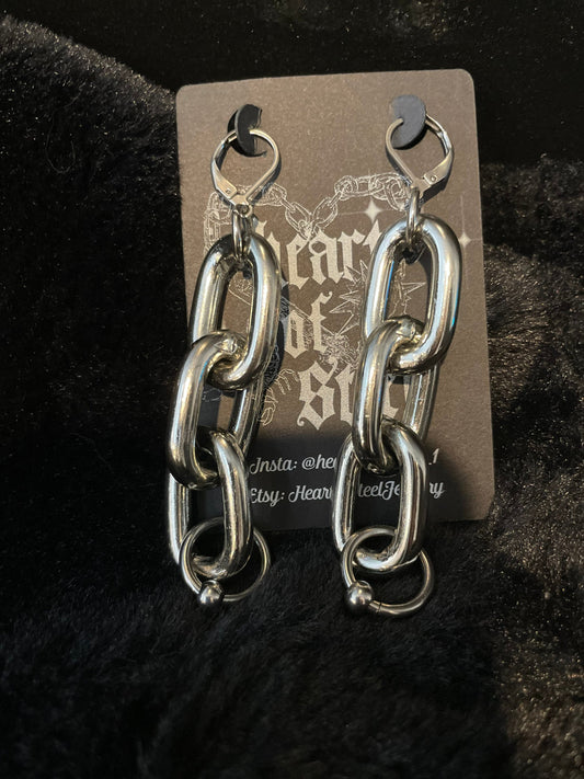 Lightweight Chunky chain earrings