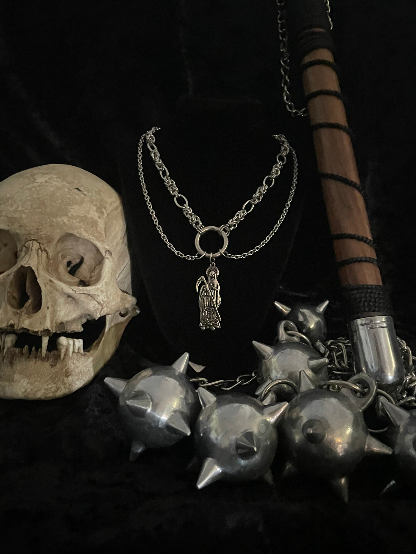 Santa muerte chainmail