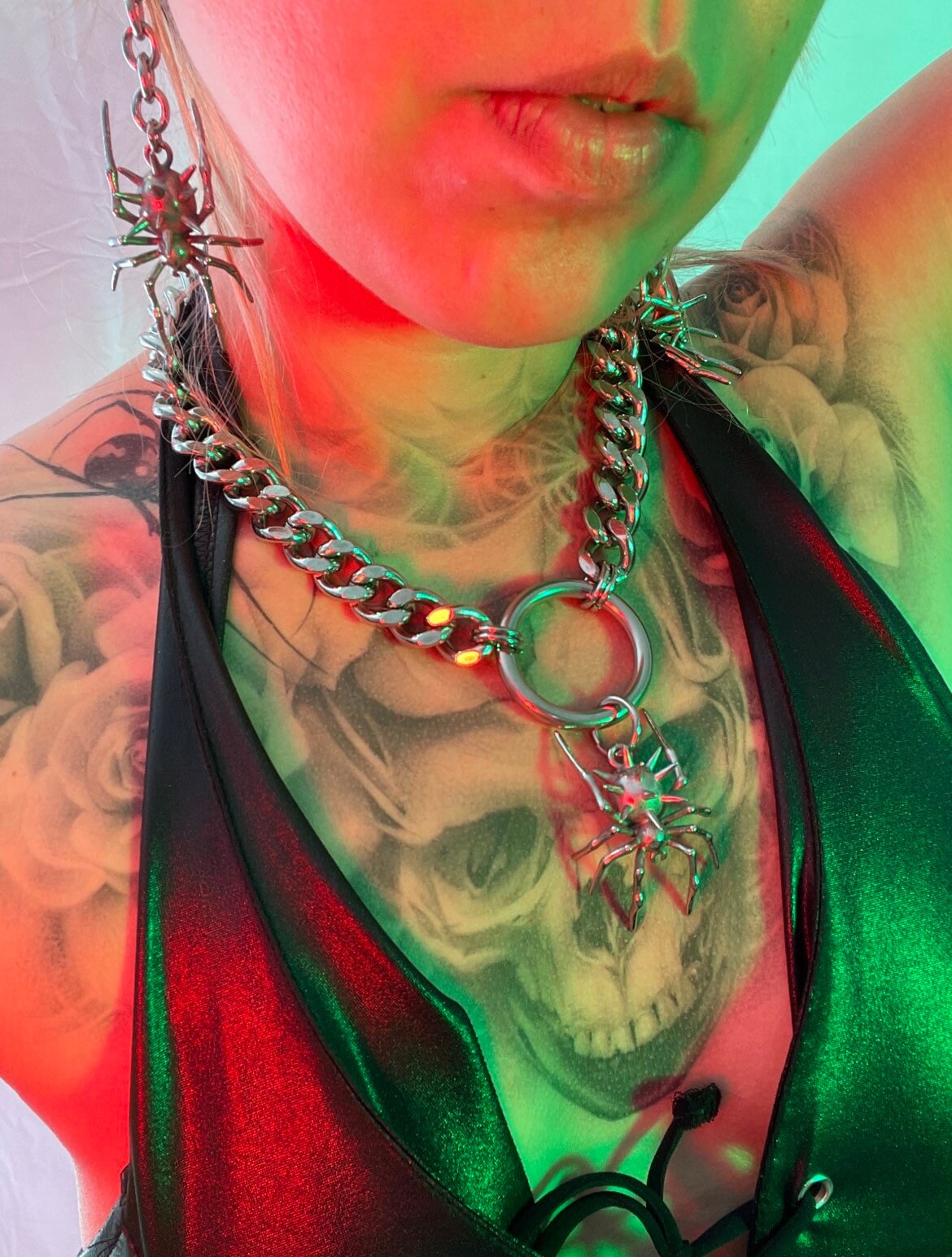 Cuban link spider chain
