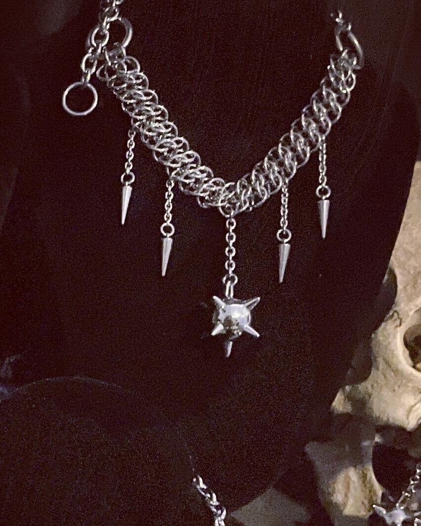 Spiked smaller flail chain