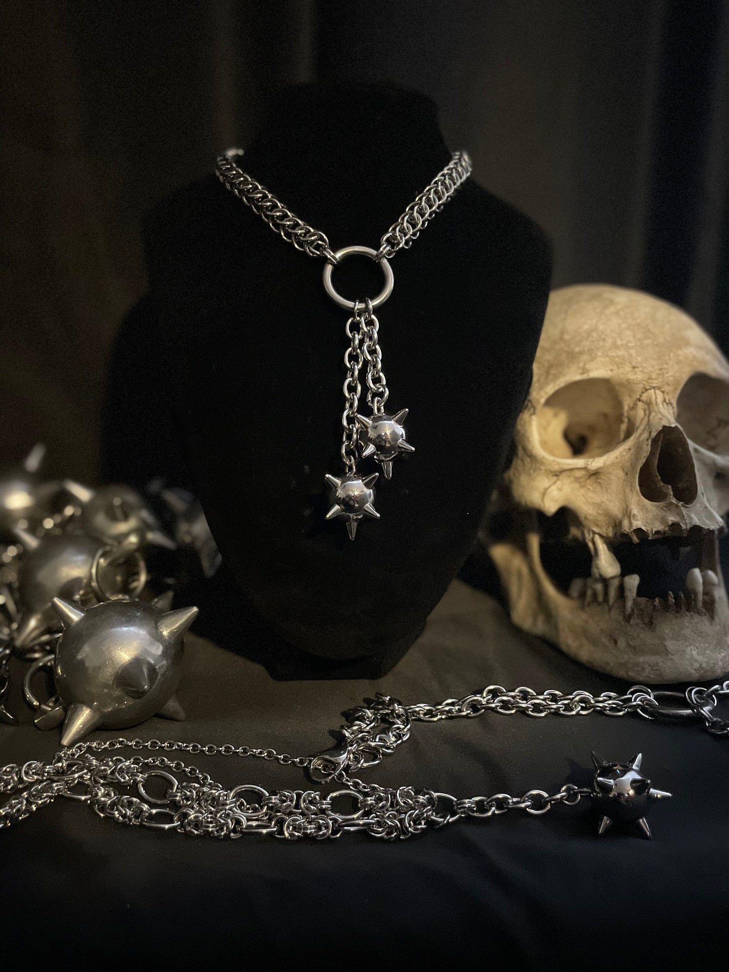 Medieval chainmaille flail chain