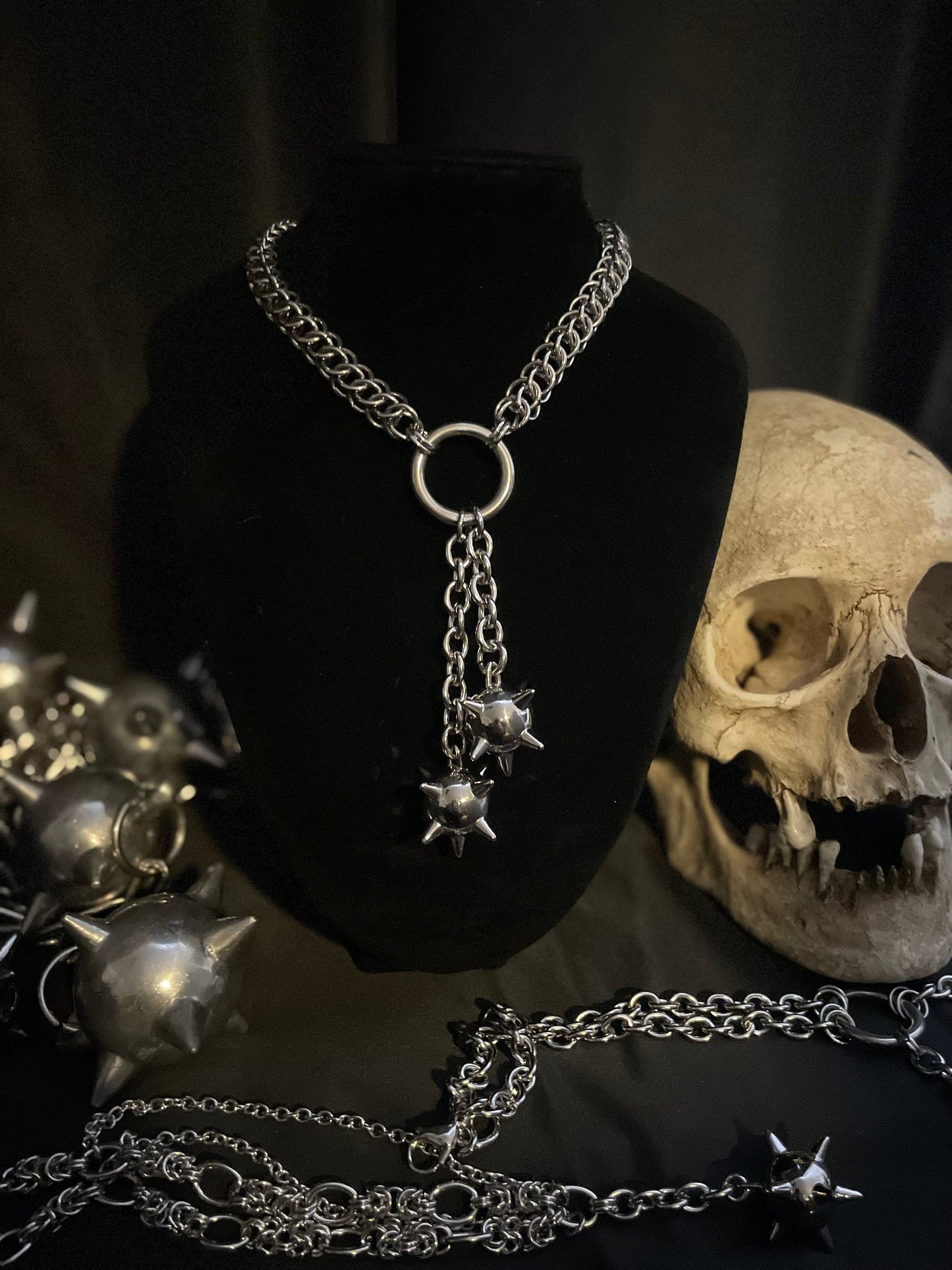 Medieval chainmaille flail chain