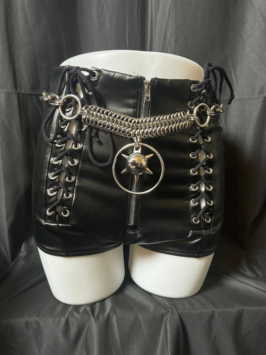 Chainmaille flail belt