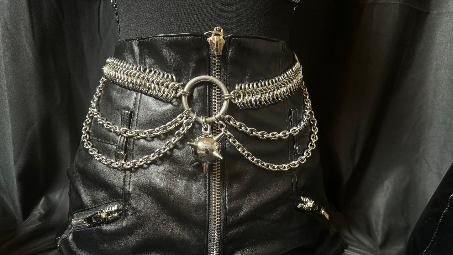 Chainmail flail belt