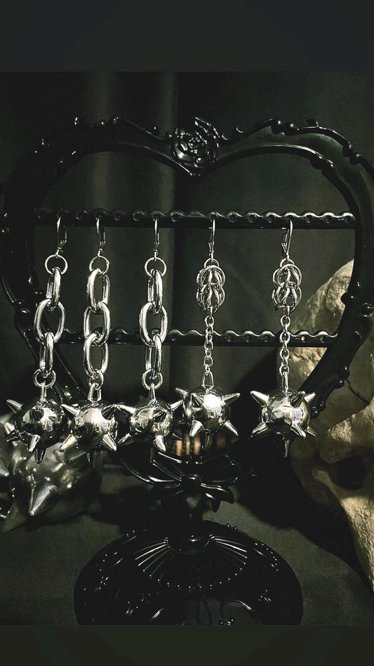 Flail earrings