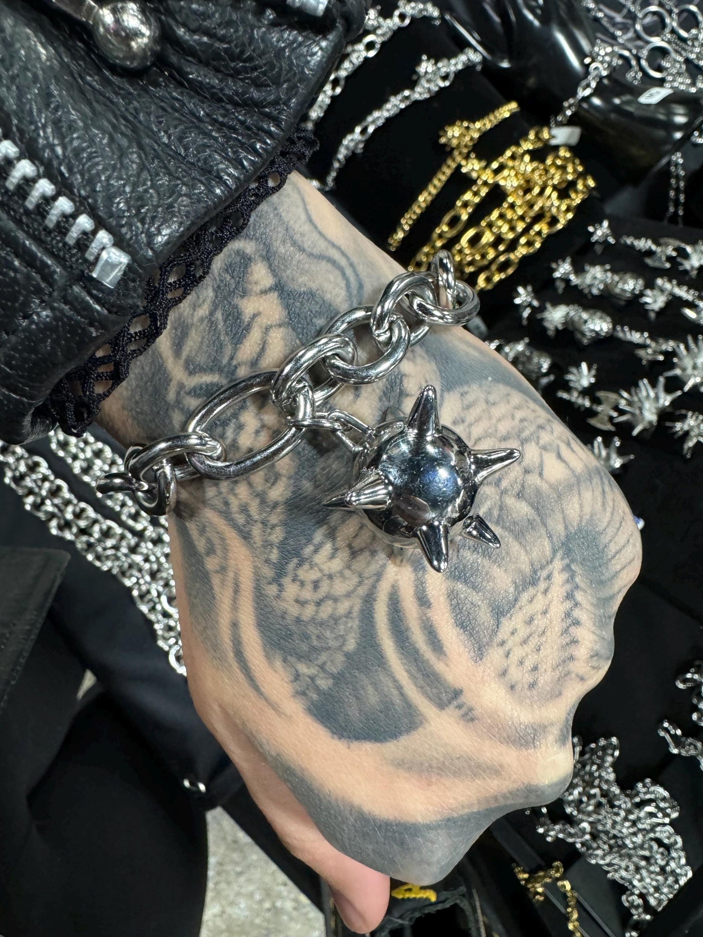 Chunky Flail/ Mace Bracelet