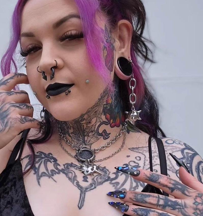Flail earrings
