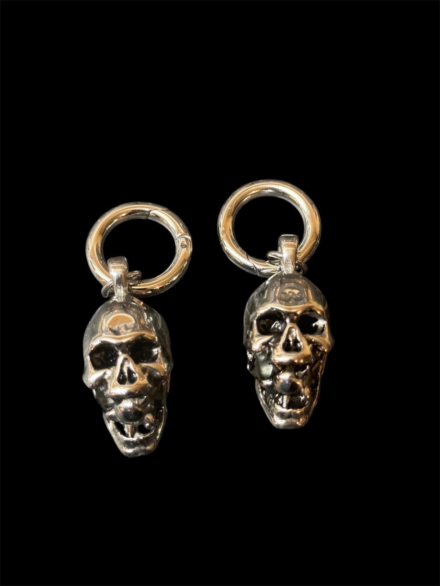 Ear weights, Medieval Skulls, battle axe, dagger, cross, flails