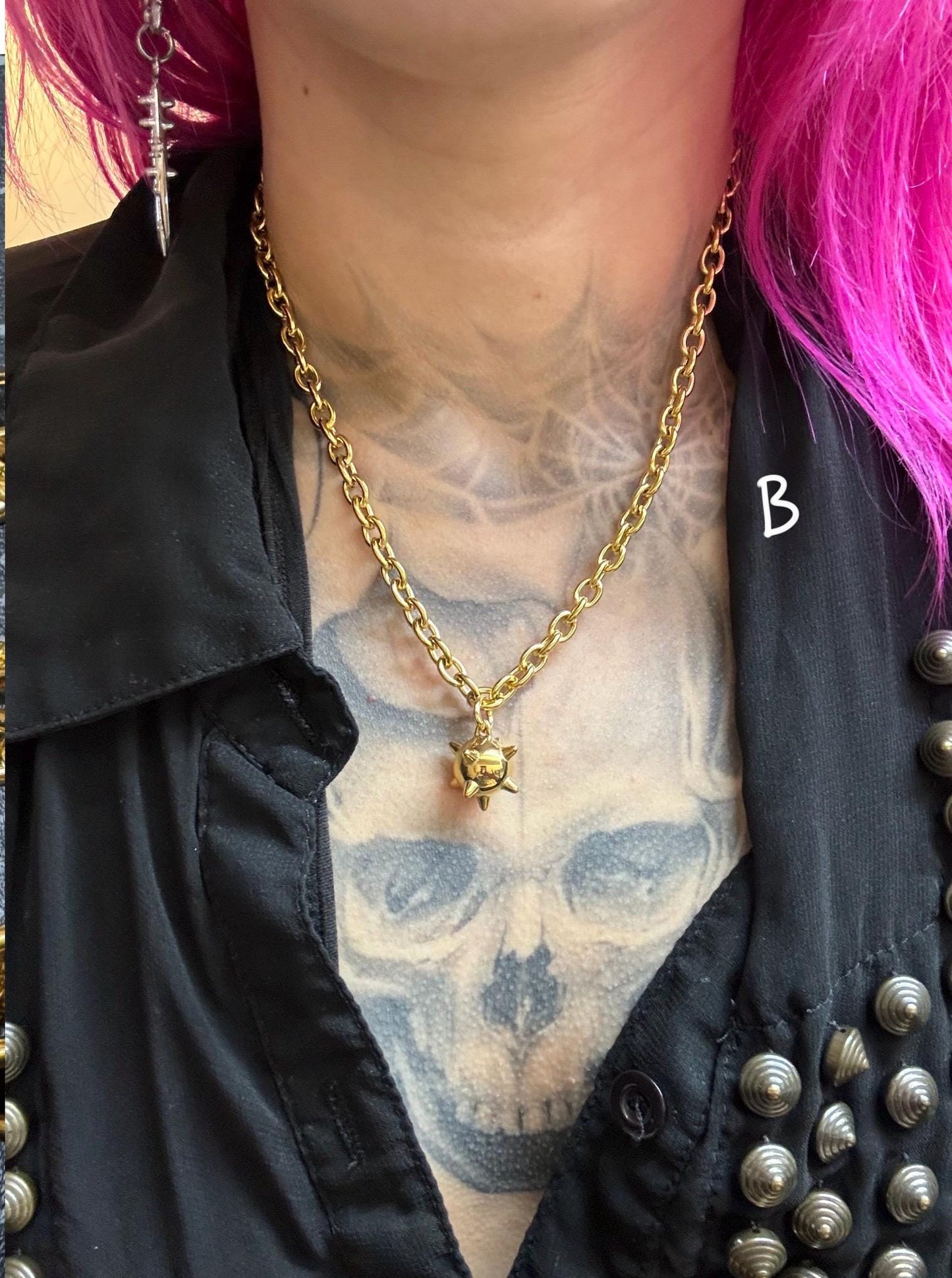 Smallest gold flail chain
