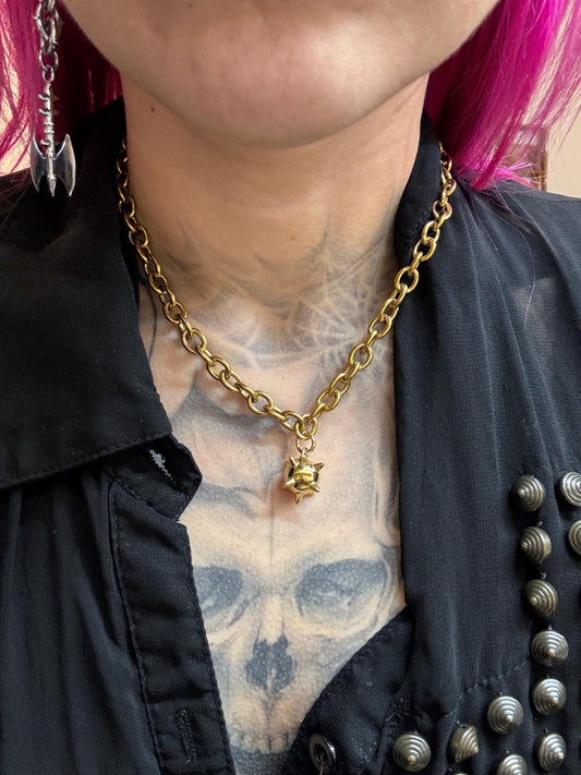 Smallest gold flail chain